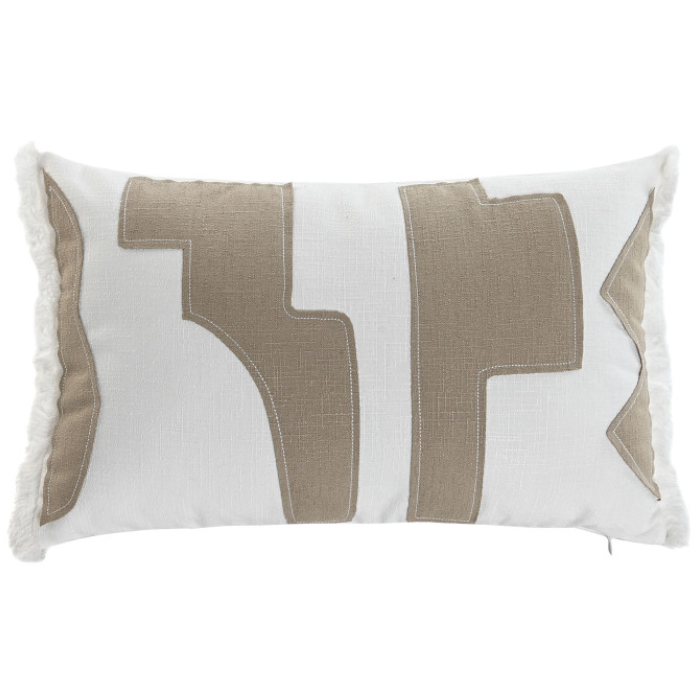 Cojín decorativo rectangular formas