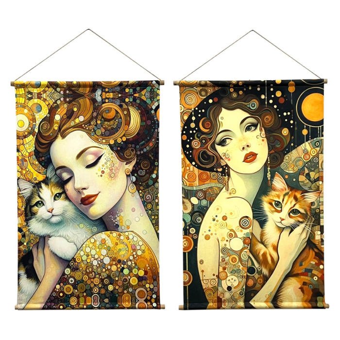 Lienzo enrollable mujer