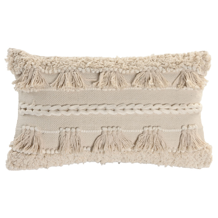 Cojín rectangular de algodón Ártico