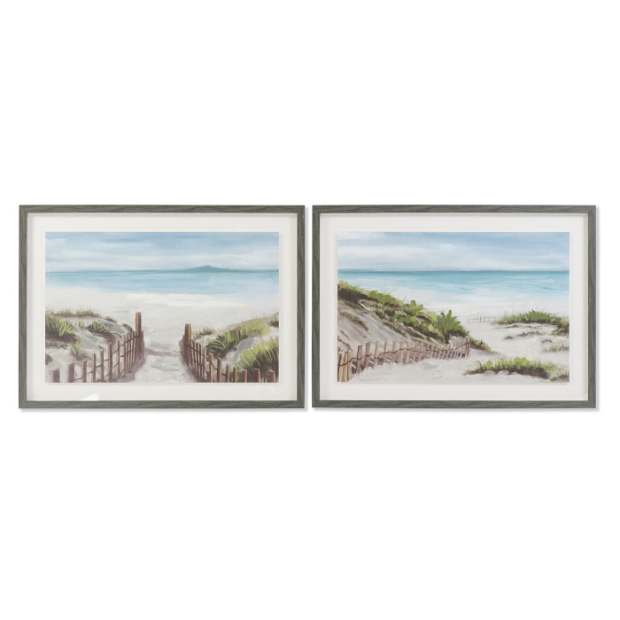 Cuadro cristal playa