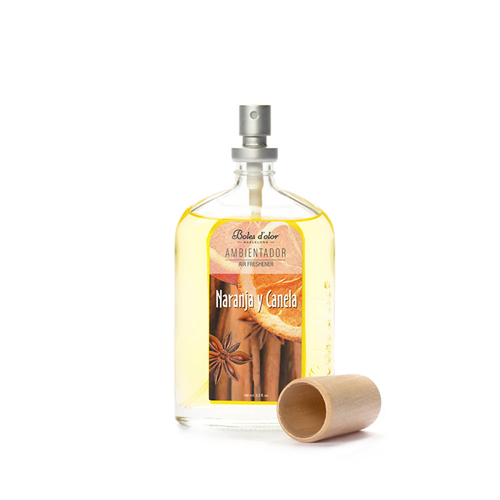 Ambientador Spray Naranja y Canela 100ml